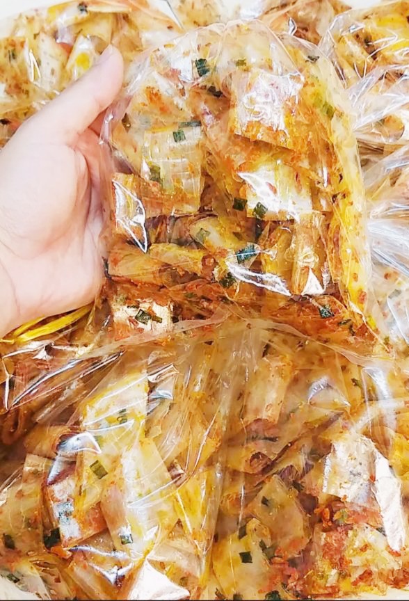 BỊCH BÁNH TRÁNG CUỘN HÀNH TÉP THOM NGON ( bách hoá việt 123)