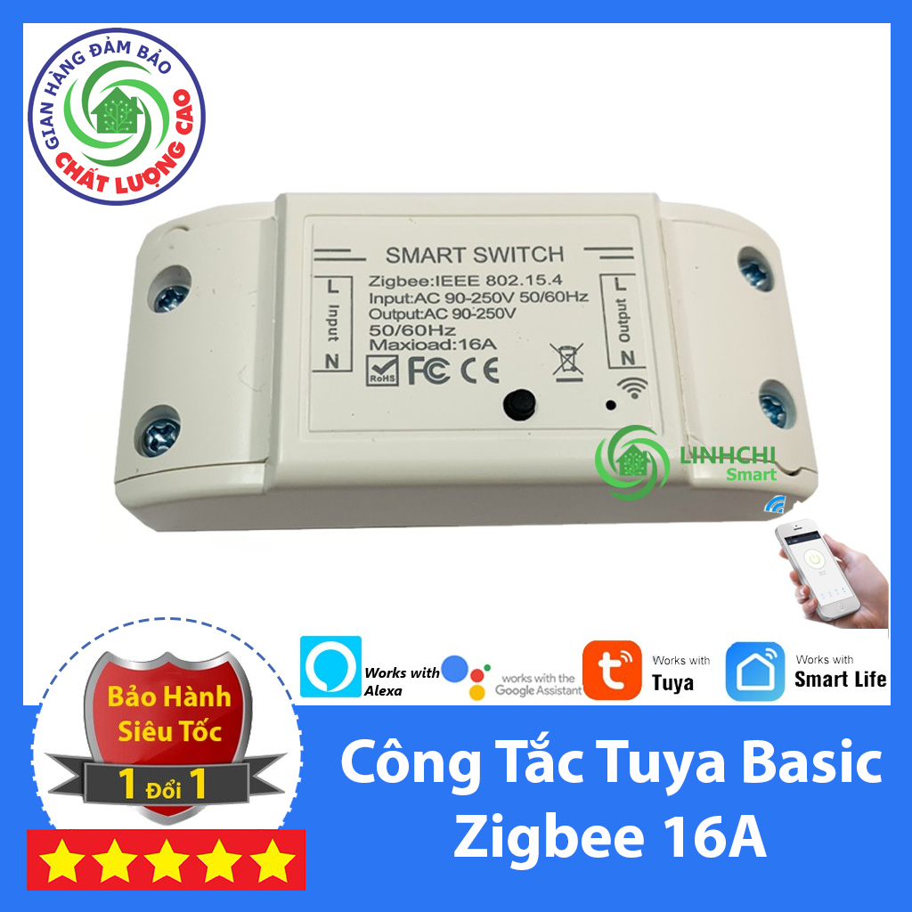 Công Tắc Thông Minh Điều Khiển Từ Xa Qua WIFI, 3G, 4G Tuya Smart Basic ( thay cho sonoff basic )