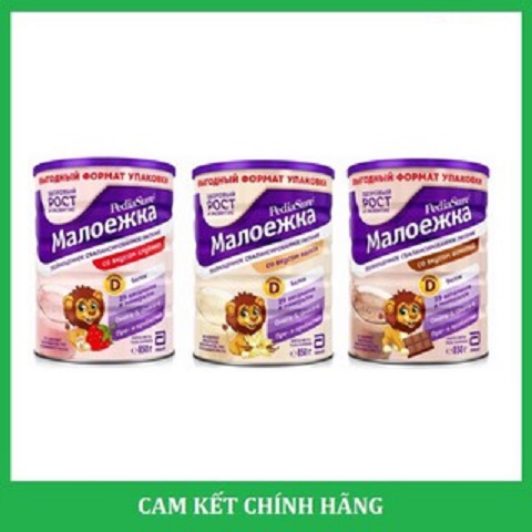 Sữa bột Pediasure Nga 850gr vị vani-dâu-socola