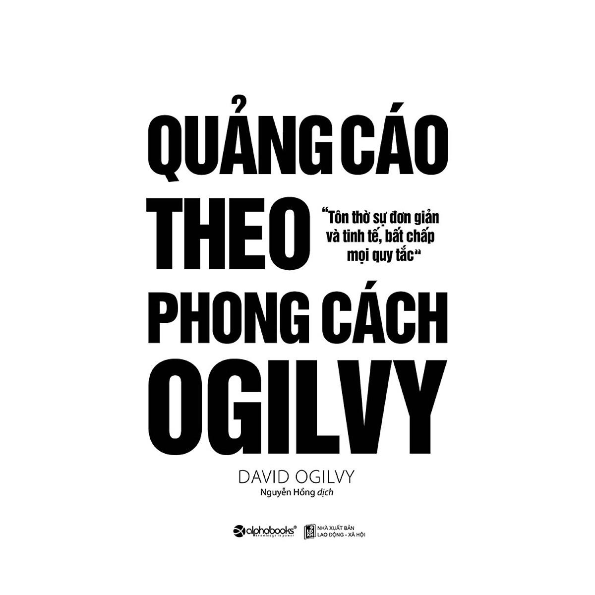 Sách - Quảng cáo theo phong cách Ogilvy