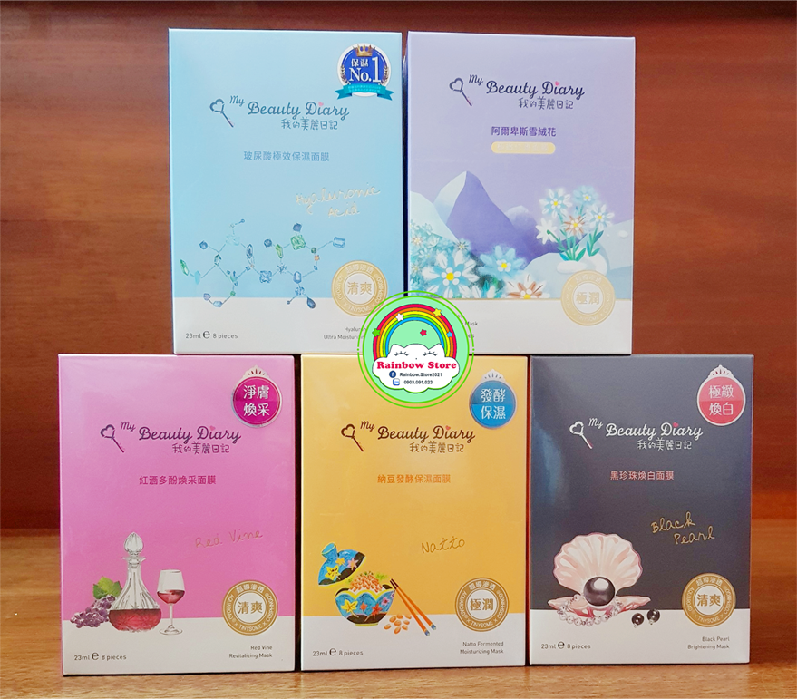 [HCM]Mặt nạ Beauty Diary Đài Loan - Hộp
