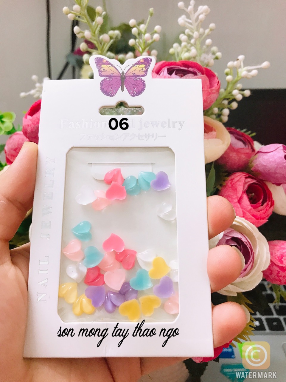 Charm mix đủ size, đủ hình dành cho Nail