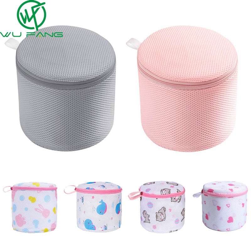SHOOTHE Mesh Net Bra Wash Bag Japanese Style Laundry Bags Durable with Zipper Underwear Organizer Polyester Bath Accessories 1Pcs