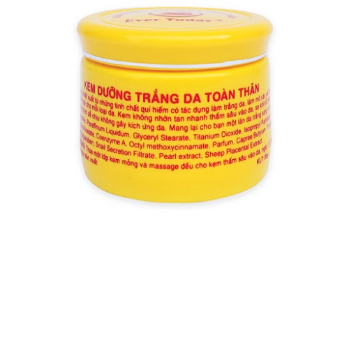 Kem dưỡng trắng da toàn thân EVER TODAY - 80g