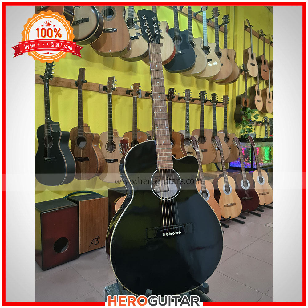 [HCM]Guitar có EQ chơi ra loa - Guitar Acoustic Hero Basic B3