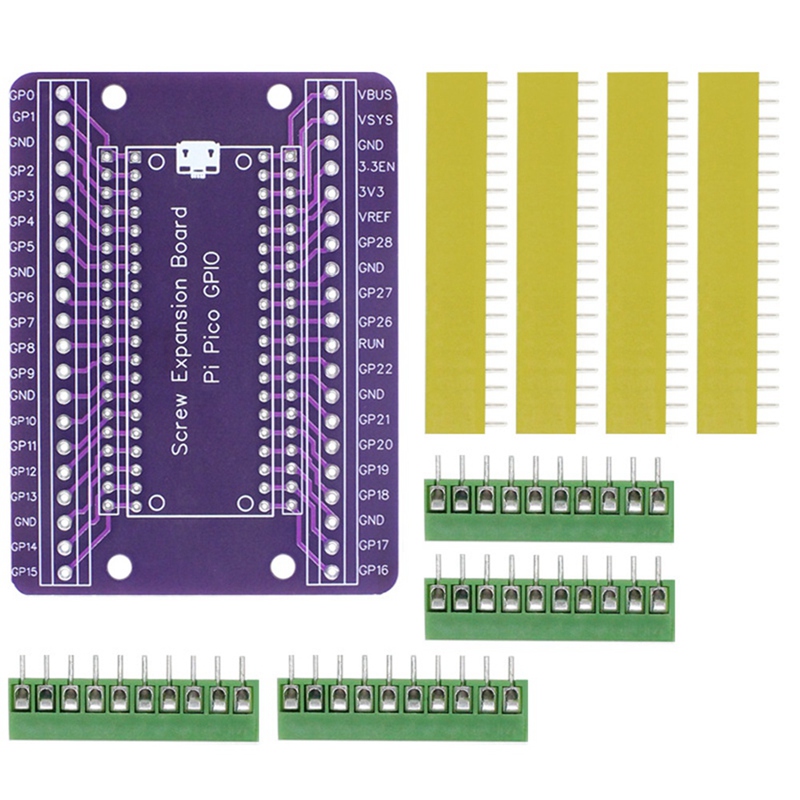 1set For Raspberry Pi Pico Gpio Expansion Board Picow Terminal Gpio