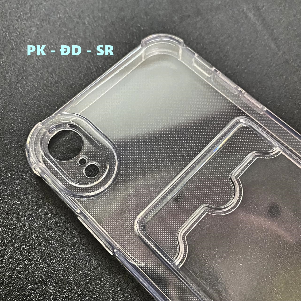 Ốp Lưng iPhone XR Dẻo Trong Chống Sốc Đựng Card
