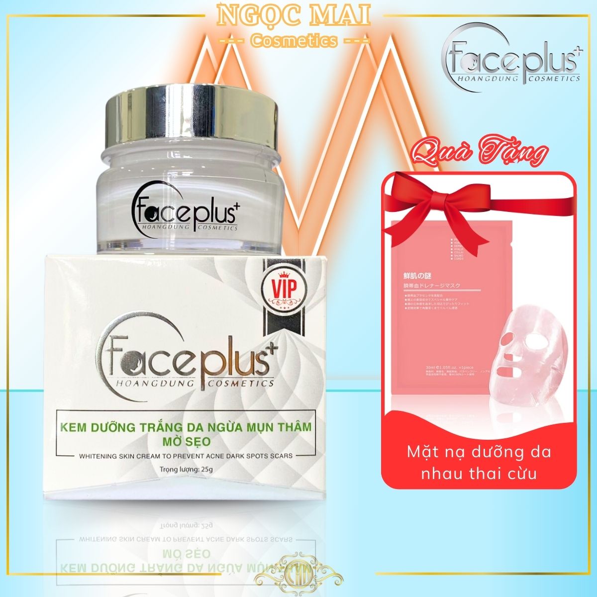 Kem dưỡng trắng - ngừa mụn - mờ thâm faceplus+ - mỹ phẩm hoàng dũng chính hãng