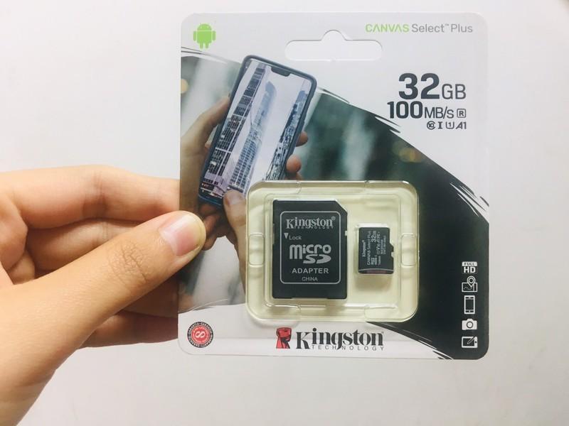 Thẻ microSDHC Kingston Canvas Select Plus 100mb - 32GB