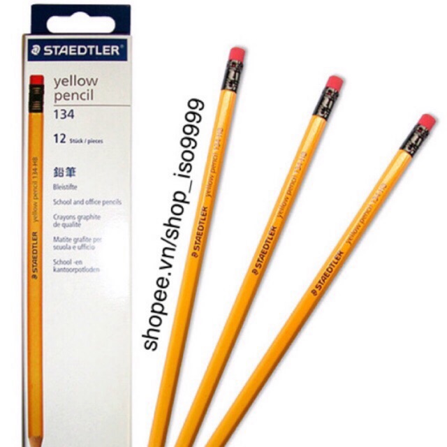 Hộp 12 chiếc bút chì staedtler 134,bút chì gỗ 2b-hb
