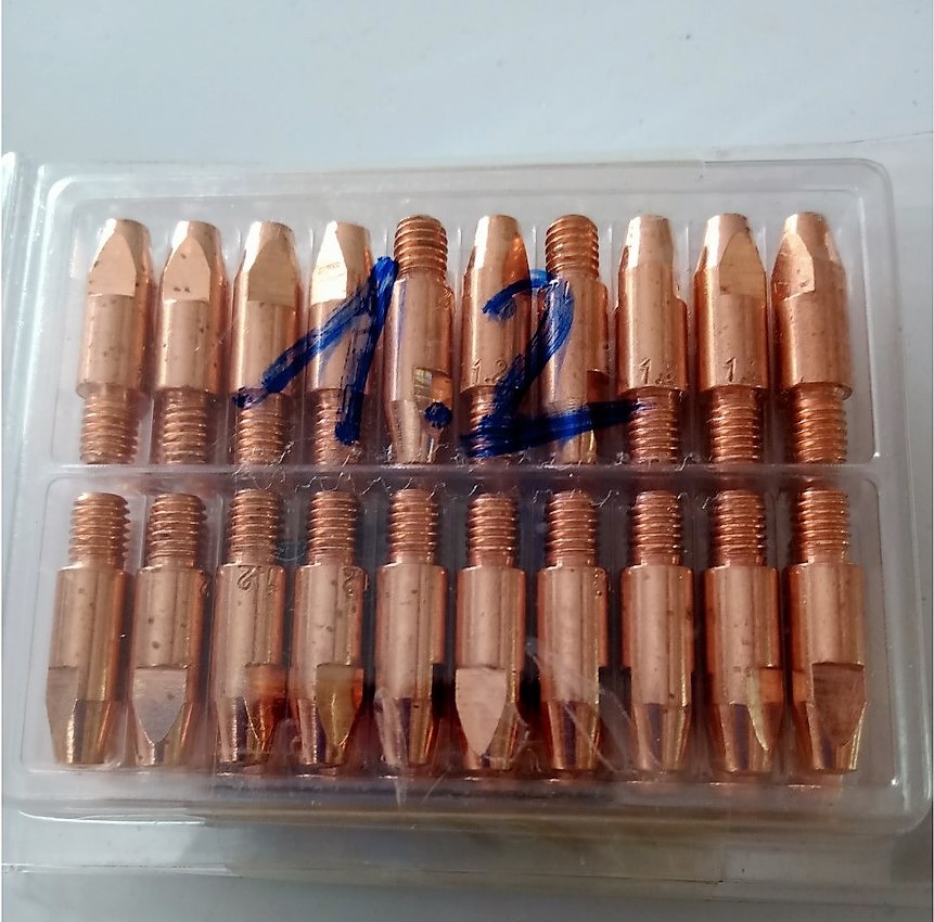 Bép hàn mig M6x28x0.8-1.2mm (24KD) - 20 cái