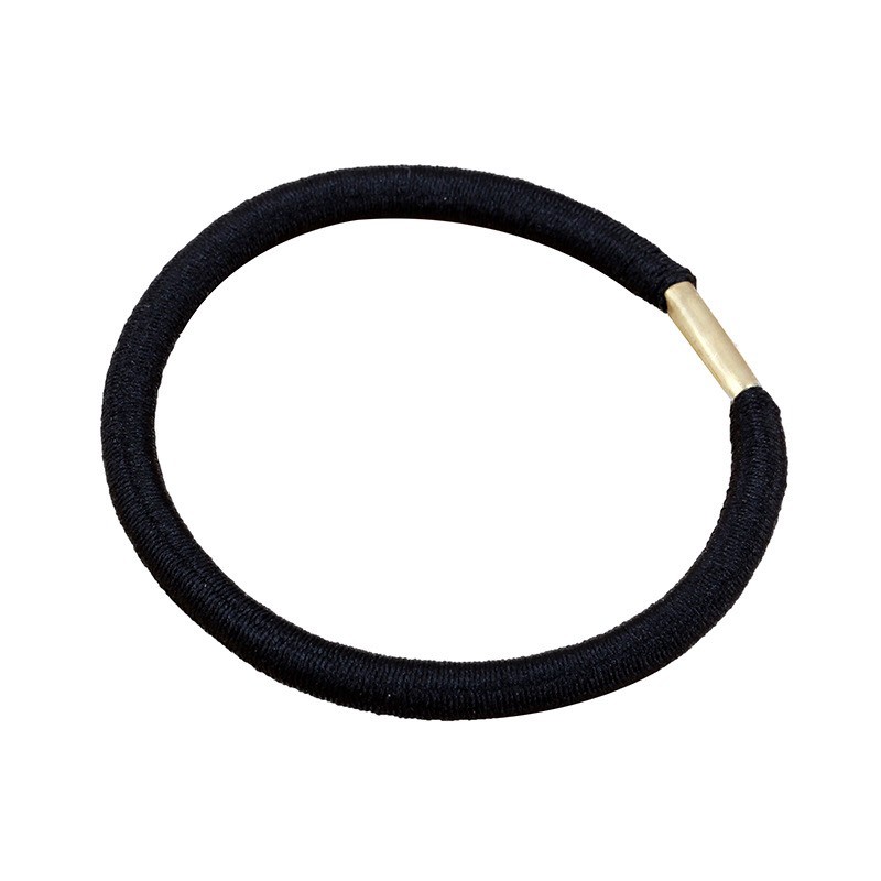 Sét 5 / Sét 10 chun buộc tóc trơn đen 1