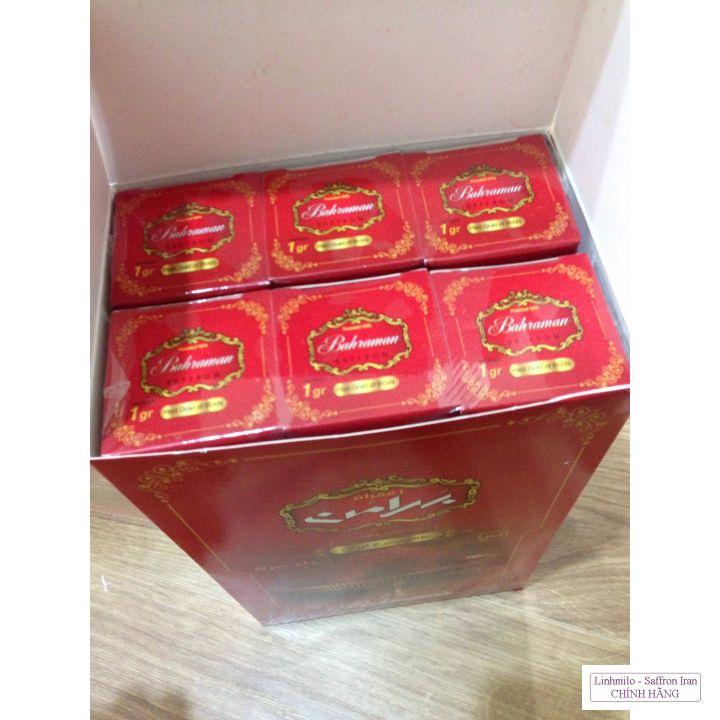 Hũ 1Gam nghệ tây saffron BAHRAMAN SAFFRON NEGIN