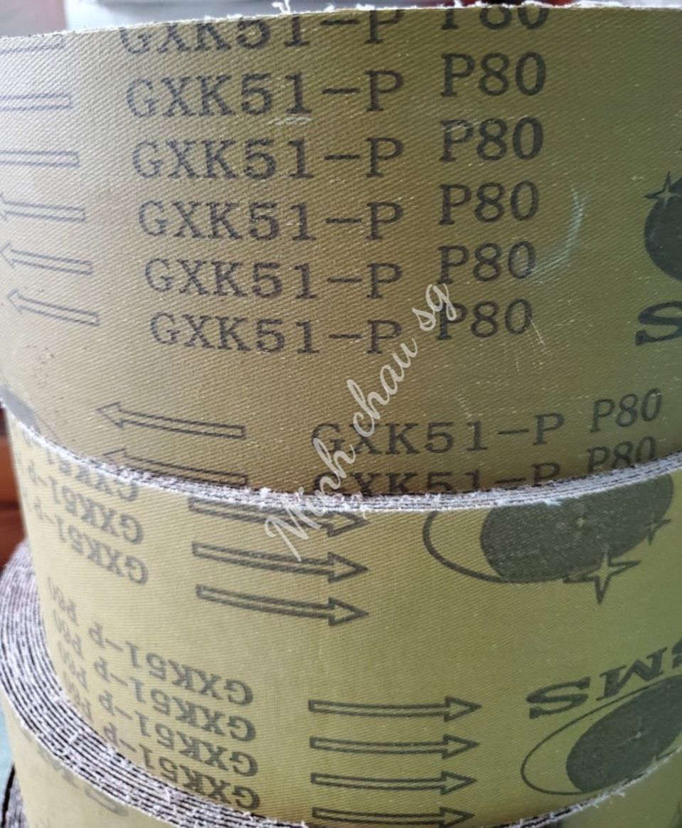 1 cuộn nhám vải cứng k51 khổ 10cm x 45m p36 p40 p60 p80 p100 p120 p180/ nhám cuộn đài loan