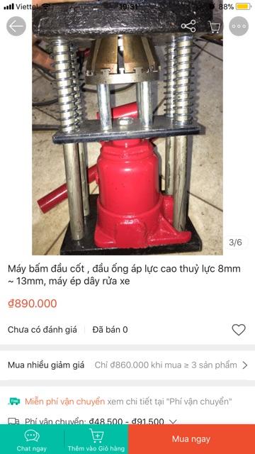 Máy ép đầu cốt, đầu ống áp lực cao.8mm-13mm