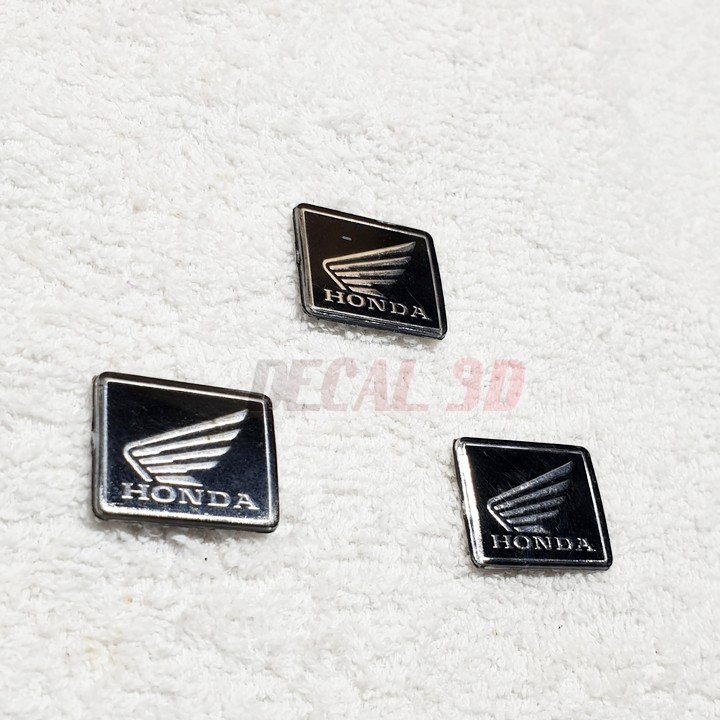 Logo honda vuông dán mặt nạ xe máy