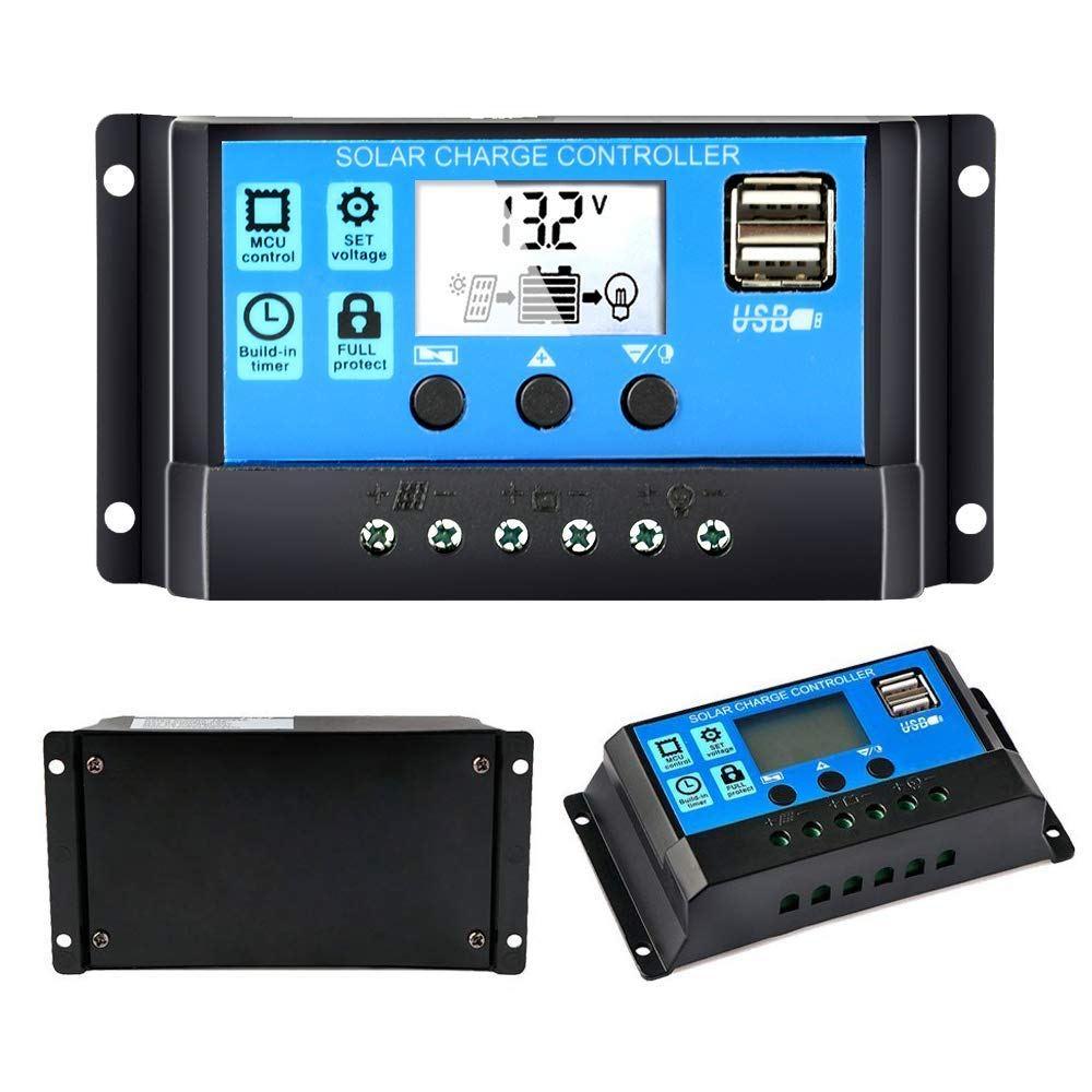Bộ điều khiển sạc năng lượng mặt trời 30A/ 360W Smart power loại tốt nhât tự động nhận bình 12-24A, sạc pin nang lượng mặt trời , pin năng lượng mặt trời,
