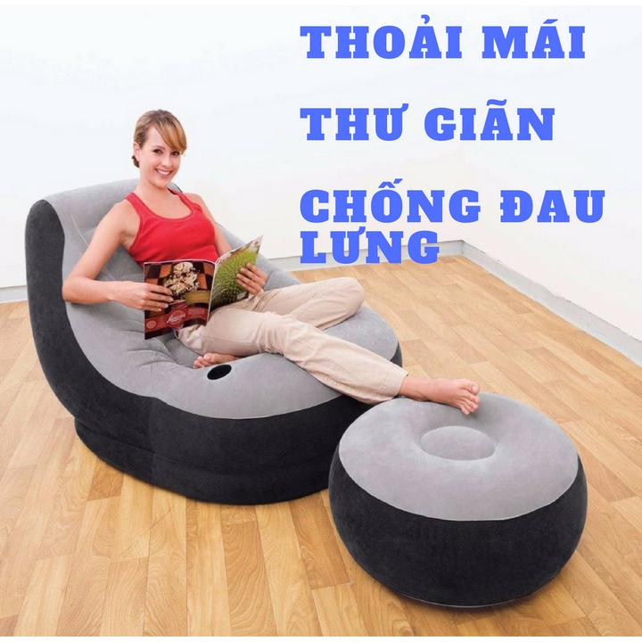 Ghế Hơi Tựa Lưng Thư Giãn Intex