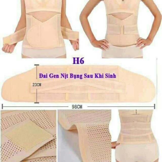 Đai Nịt Bụng 3331 Chống Cuộn Sau Sinh