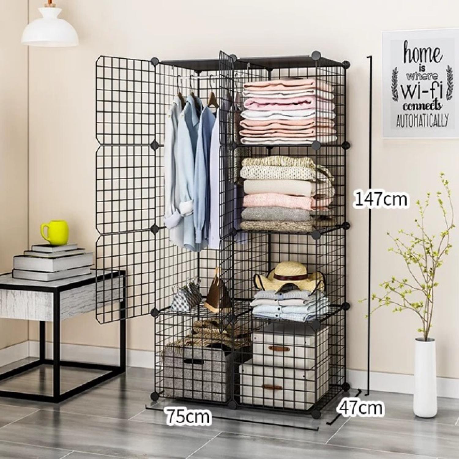 TỦ LƯỚI SẮT / THÉP LẮP ɡhéP ĐA NĂNG (Bán theo tấm, tặng chốt)