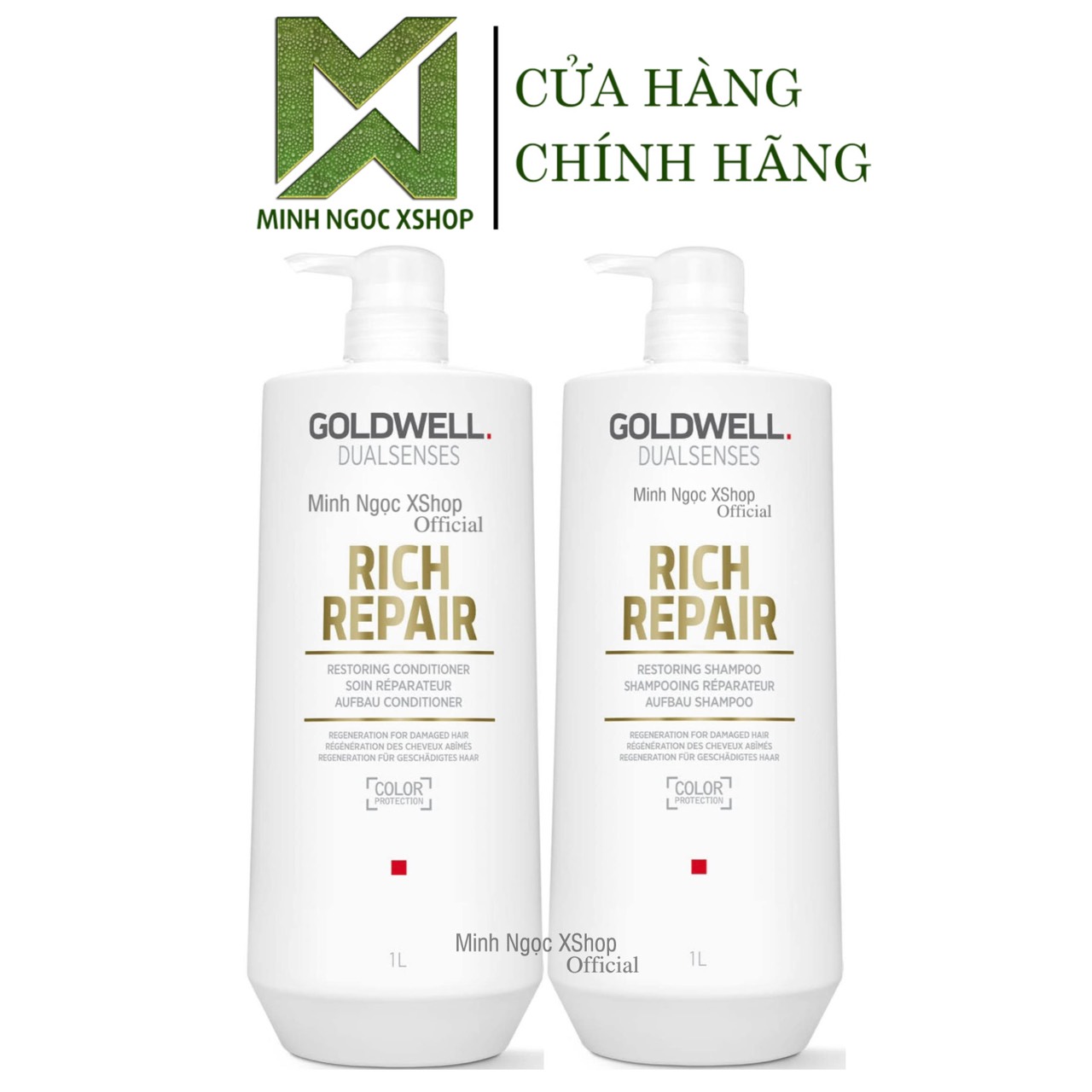 Dầu gội xả phục hồi goldwell rich repair 1000ml chính hãng