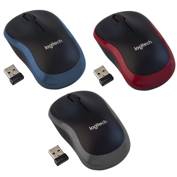 MOUSE KHÔNG DÂY LOGITECH M185 ( Màu Ngẫu Nhiên )