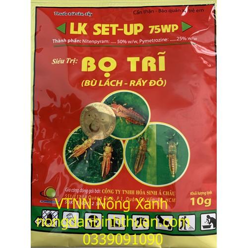 Lk SET-UP 75WP trừ bọ trĩ hại  hoa hồng, mai vàng, Bầu bí