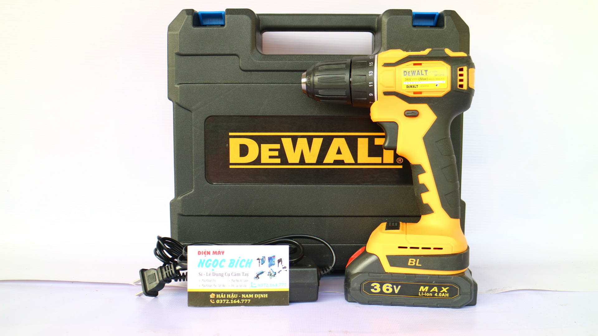 [Không Chổi Than] Máy Khoan Pin DEWALT 36V
