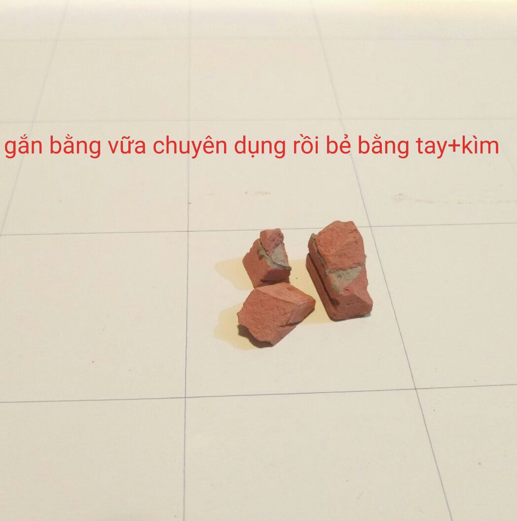 Vữa xây chuyên cho gạch mini(200g)(bán riêng thì bán tối thiểu 5 đơn!)