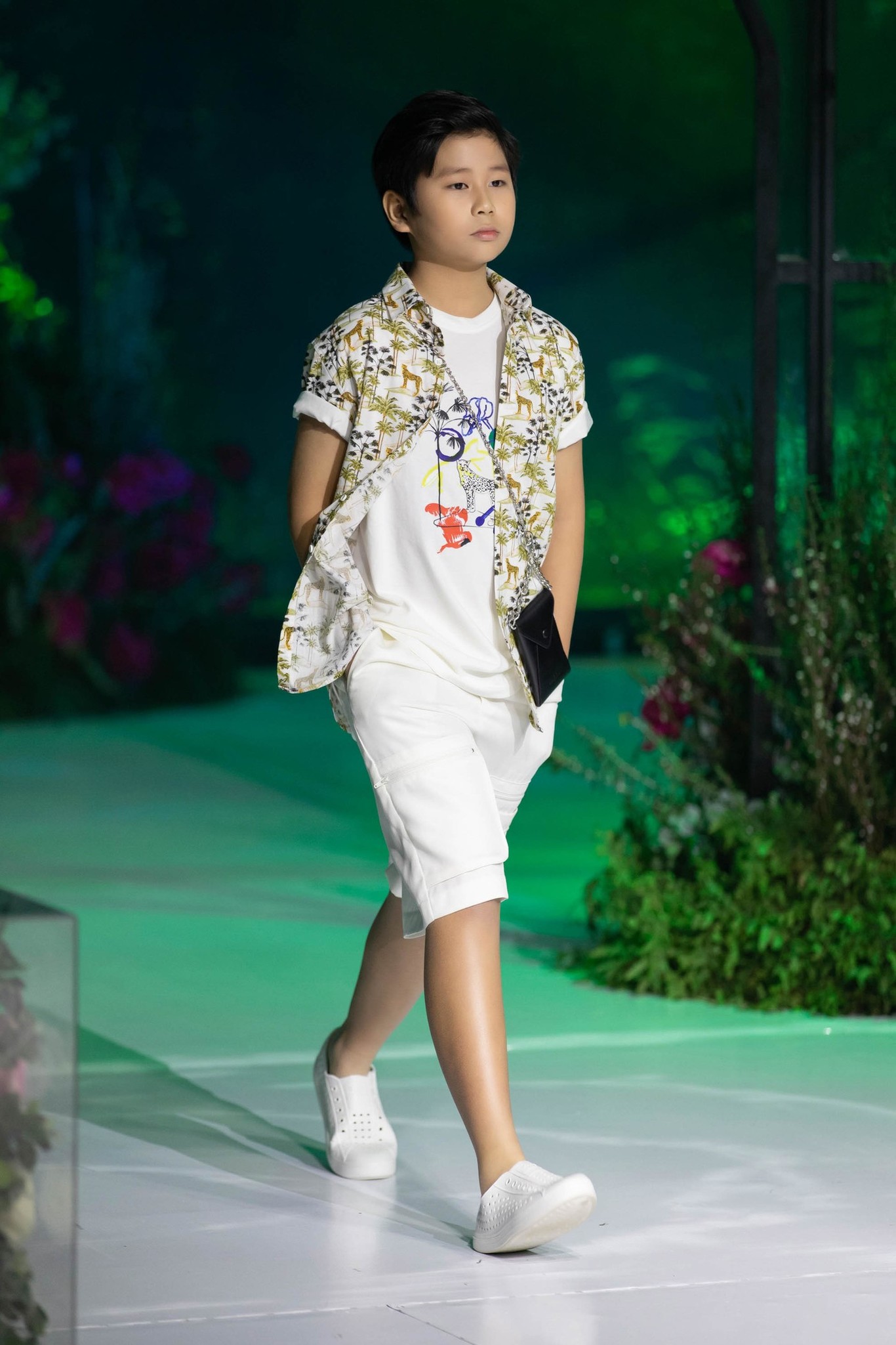 Áo bé trai họa tiết IVY moda MS 16K1209