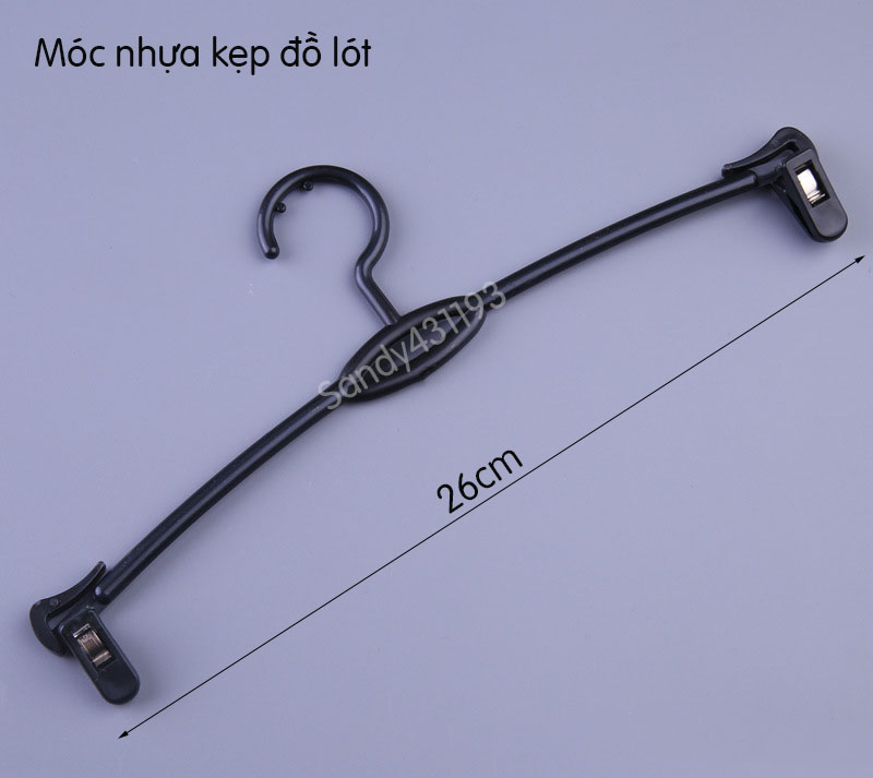 Móc Nhựa Kẹp Đồ Lót ( Bộ 10 móc )
