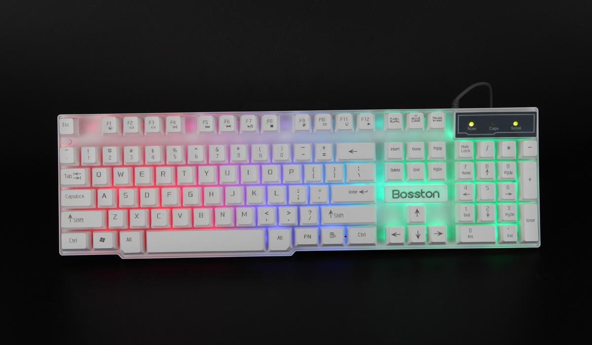 Bàn Phím Chuyên Game Có Đèn Led Bosston 803