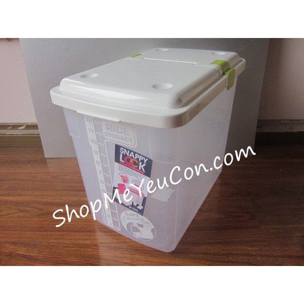 Thùng gạo 12kg snappy lock thái lan