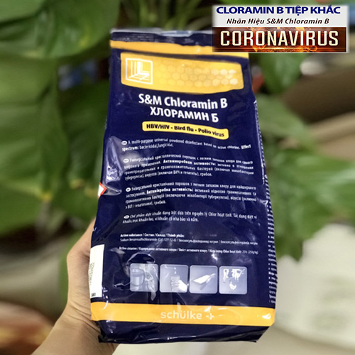 BỘT KHỬ KHUẨN CLORAMIN B 25% - 1KG [Hàng nhập khẩu SÉC]