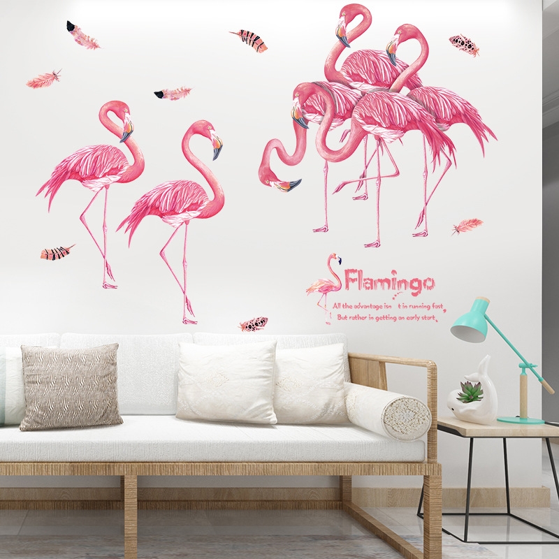 [HCM]DECAL DÁN TƯỜNG ĐÔI HẠC 2