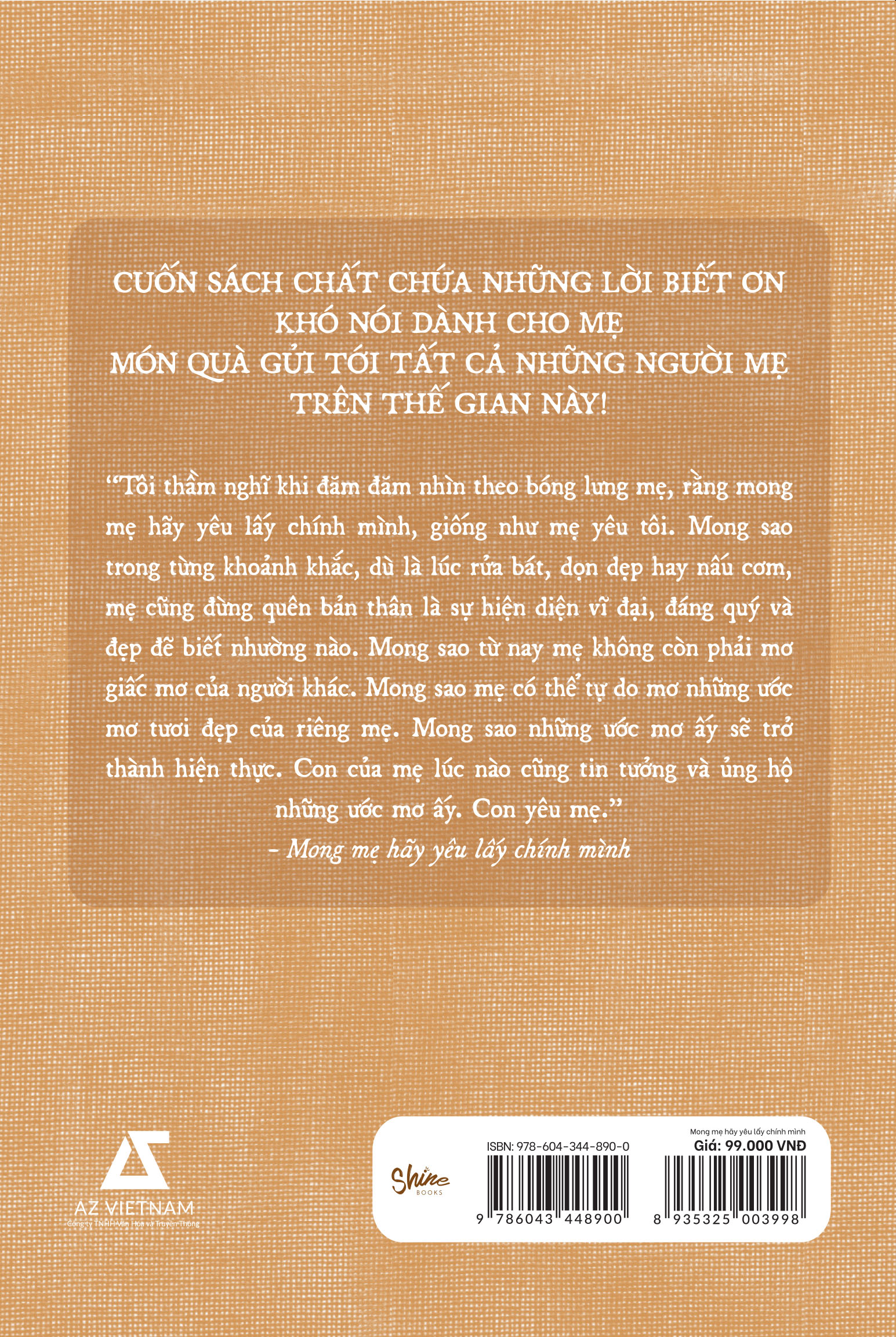 Mong Mẹ Hãy Yêu Lấy Chính Mình