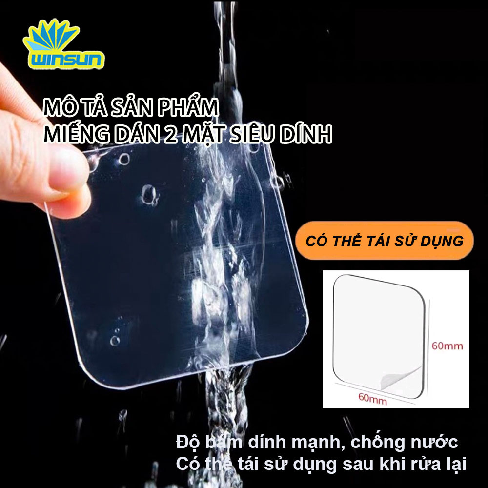 MIẾNG DÁN 2 MẶT SIÊU DÍNH