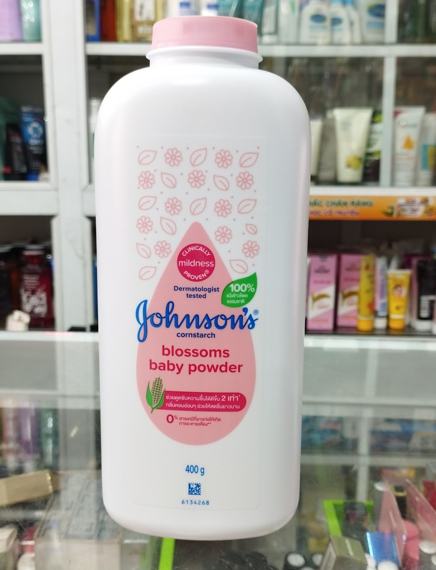 Phấn Rôm Johnsons Baby Thái Lan ( hồng)
