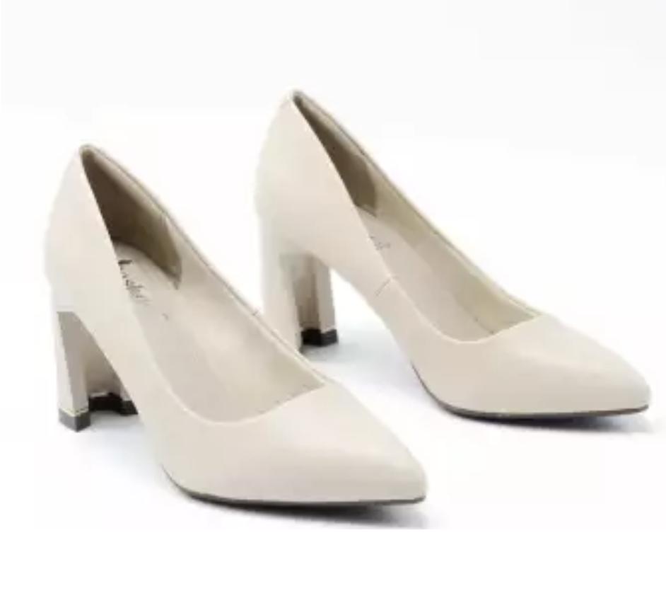 Giày Cao Gót Mũi Nhọn Đế Trụ Da Mờ 7cm Evashoes – Eva9570