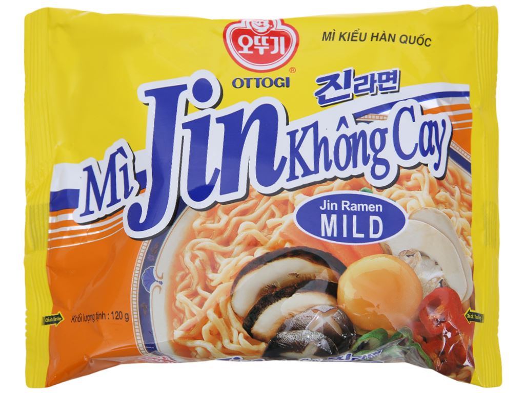 Mì Jin Ottogi không cay gói 120g