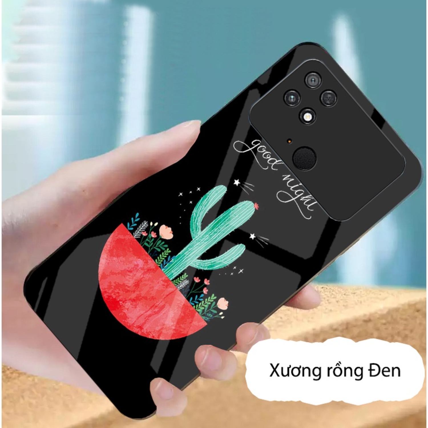 Ốp Lưng XIAOMI POCO C40 mặt kính gương bóng