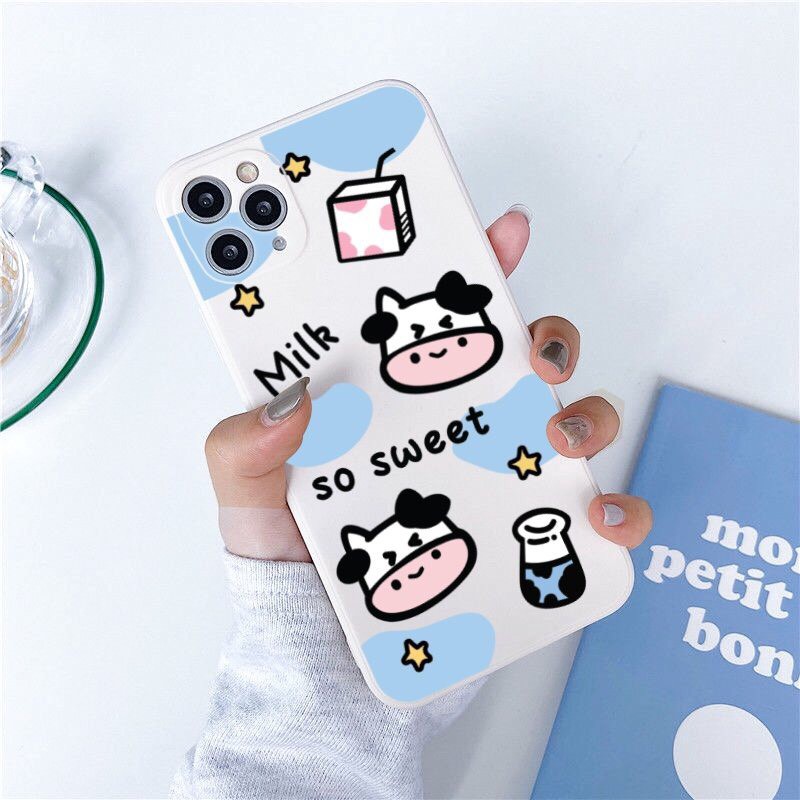 Ốp Lưng IPhone Cạnh Viền Vuông Hàn Quốc