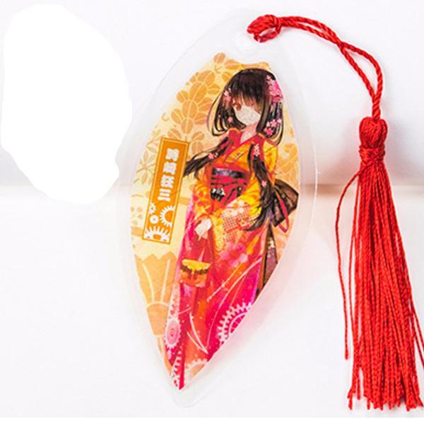 Bookmark Date a live bookmark gân lá kẹp sách đánh dấu trang tiện lợi