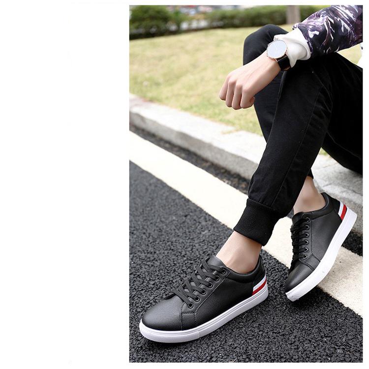giày thể thao- giày nam mã HC986-( Trắng -Đen) Gót Dù
