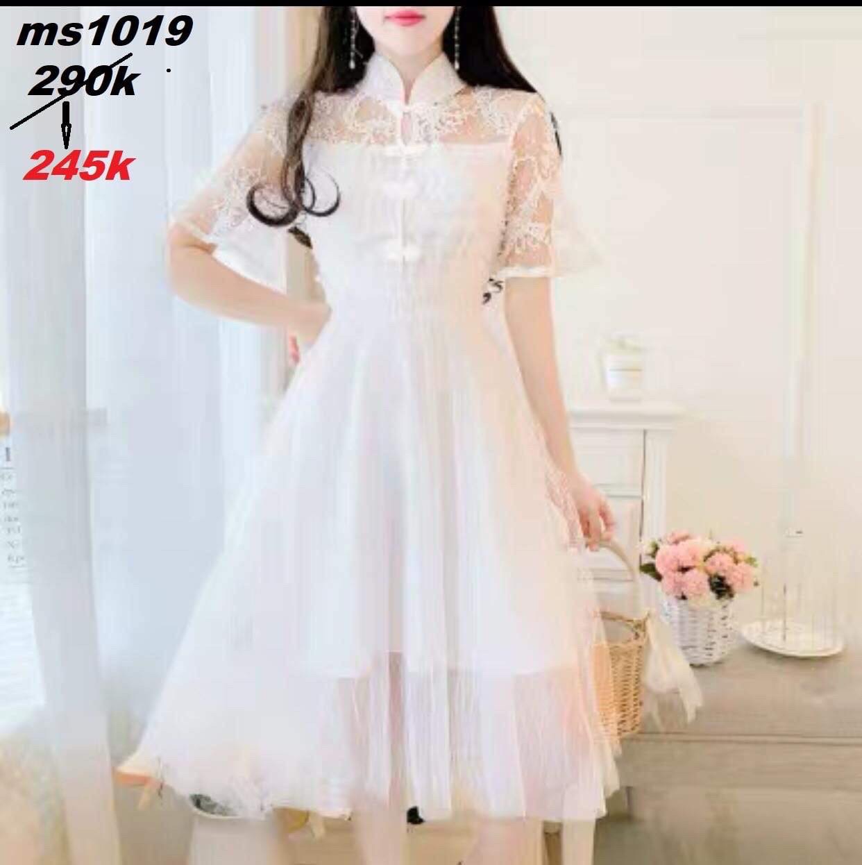 Đầm trắng dự tiệc sang chảnh siêu tôn dáng