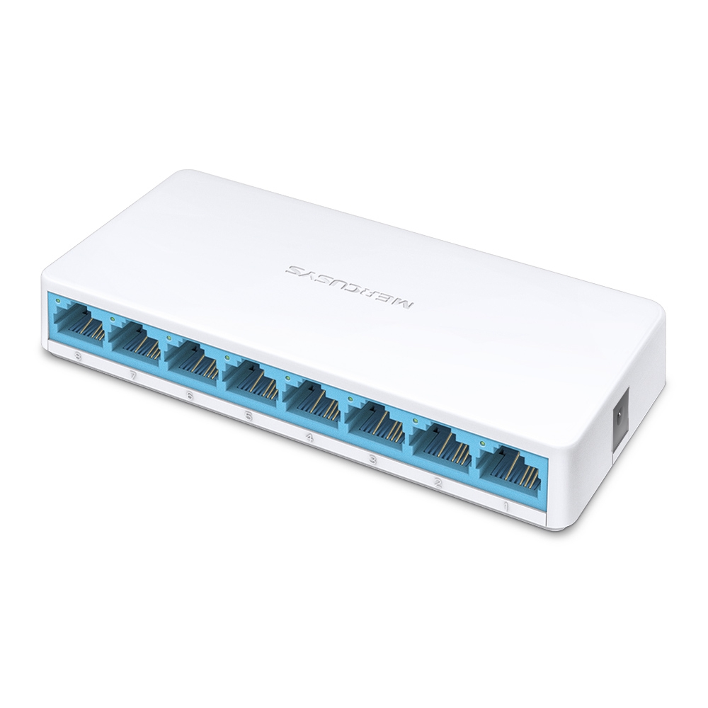 Bộ Chia Tín Hiệu Mercusys MS108 Switch Để Bàn 8 cổng 10/100Mbps