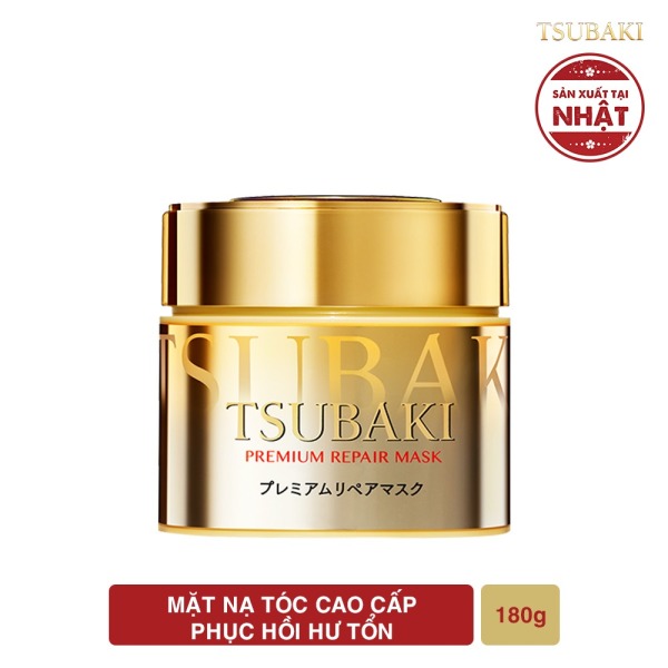 [GIFT] Mặt nạ phục hồi hư tổn tóc cao cấp Tsubaki Premium Repair Mask 180g giá rẻ