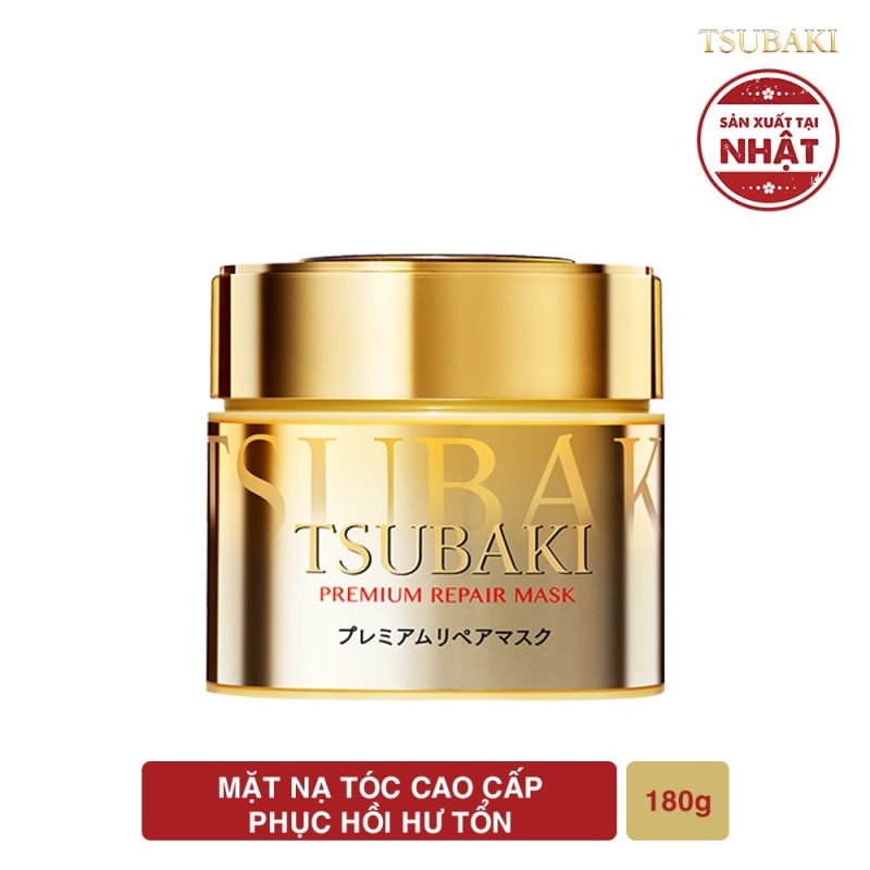 [GIFT] Mặt nạ phục hồi hư tổn tóc cao cấp Tsubaki Premium Repair Mask 180g giá rẻ