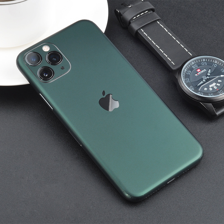 miếng dán skin iphone 11 , iphone 11 pro , iphone 11 pro max xanh rêu