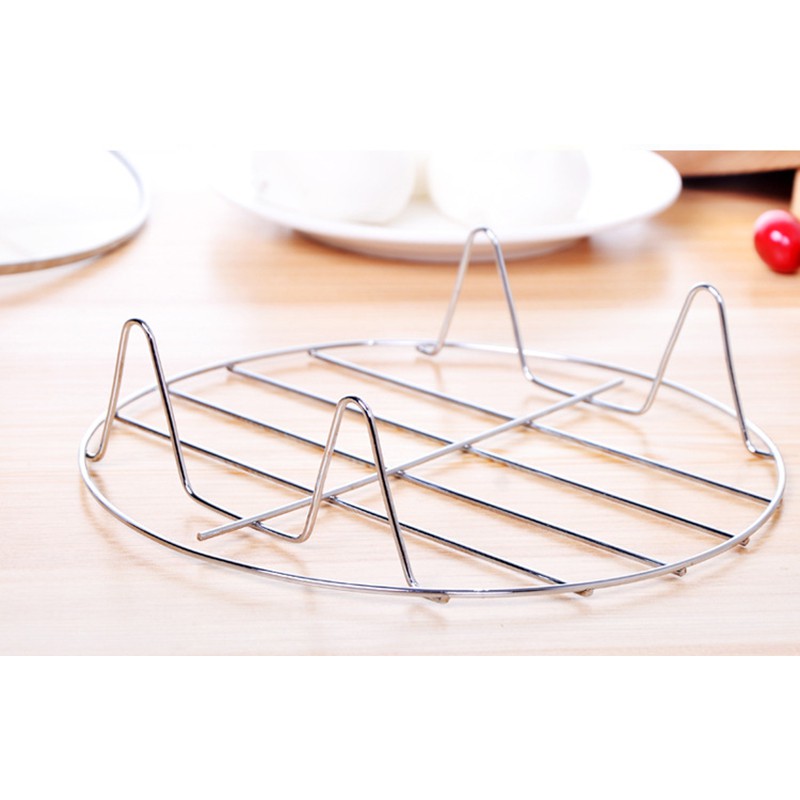 Vỉ Hấp Inox 4 Chân - Đường Kính 19Cm